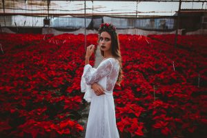 Poinsettia Farm Red Essence Spanish Wedding Eclectic Detailing