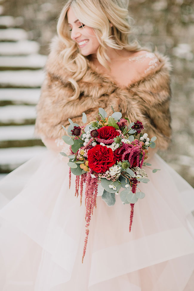 Carriage House Romeo + Juliet Inspired Romantic Winter Wedding