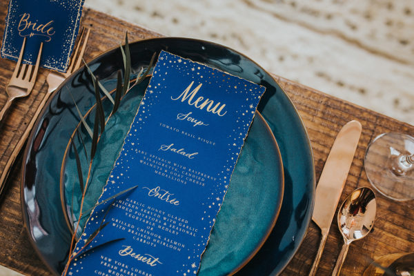 Deep Blue Out of this World Wedding Inspiration Rebecca Rizzo04