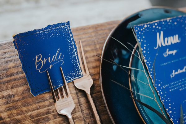 Deep Blue Out of this World Wedding Inspiration Rebecca Rizzo05