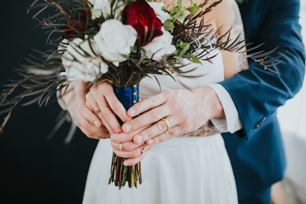 Deep Blue Out of this World Wedding Inspiration Rebecca Rizzo13