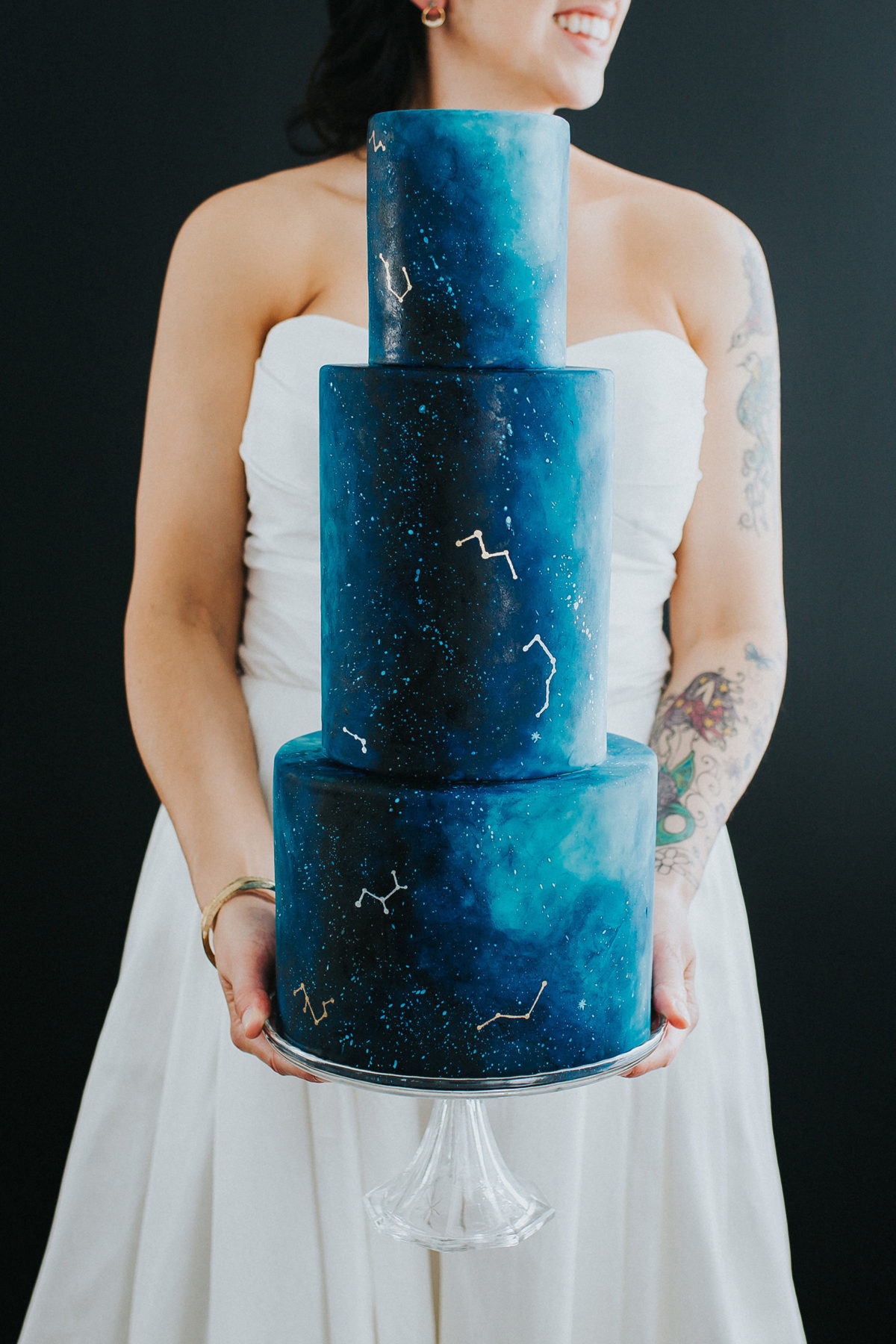 Deep Blue Out of this World Wedding Inspiration Rebecca Rizzo16