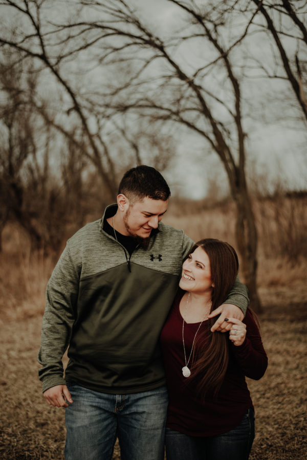 Sweet Countryside Engagement Session in Wichita Shelby Laine Photography06