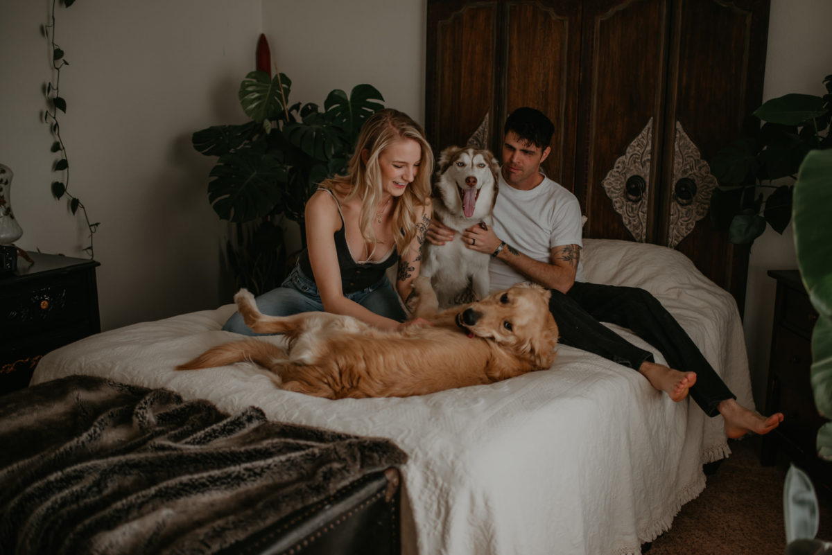 Engagement Session with Pets
