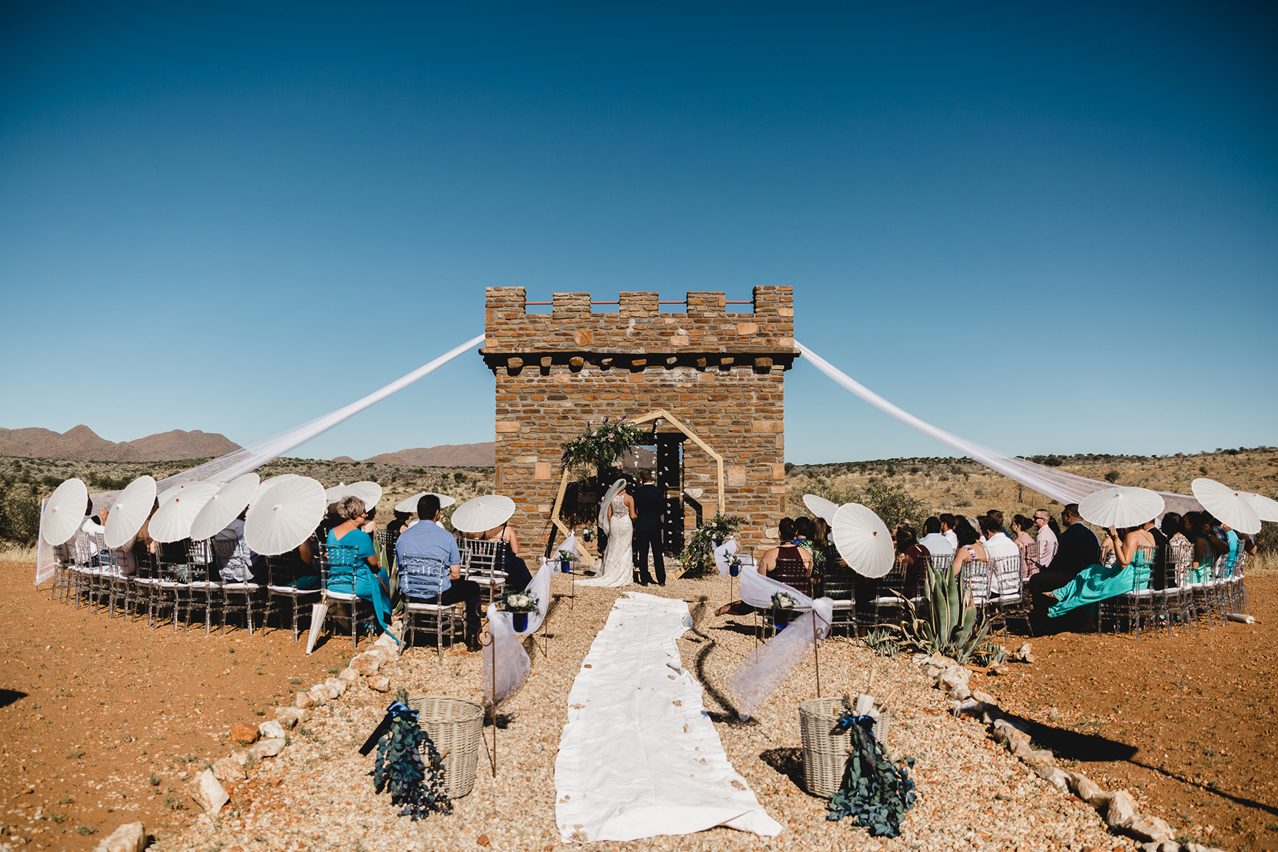Outdoor Bohemian Wedding in Namibia