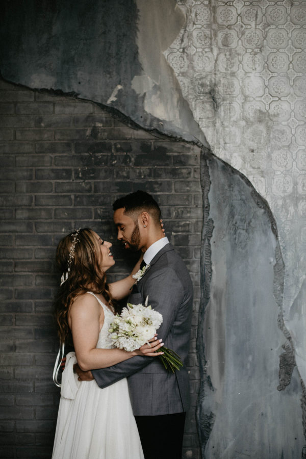 Moody Gray and Soft Blue Wedding Inspiration Scarlet ONeill28