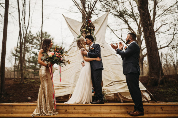 California Boho Meets Connecticut Rustic in This Wedding Inspiration Evermore Imaging35