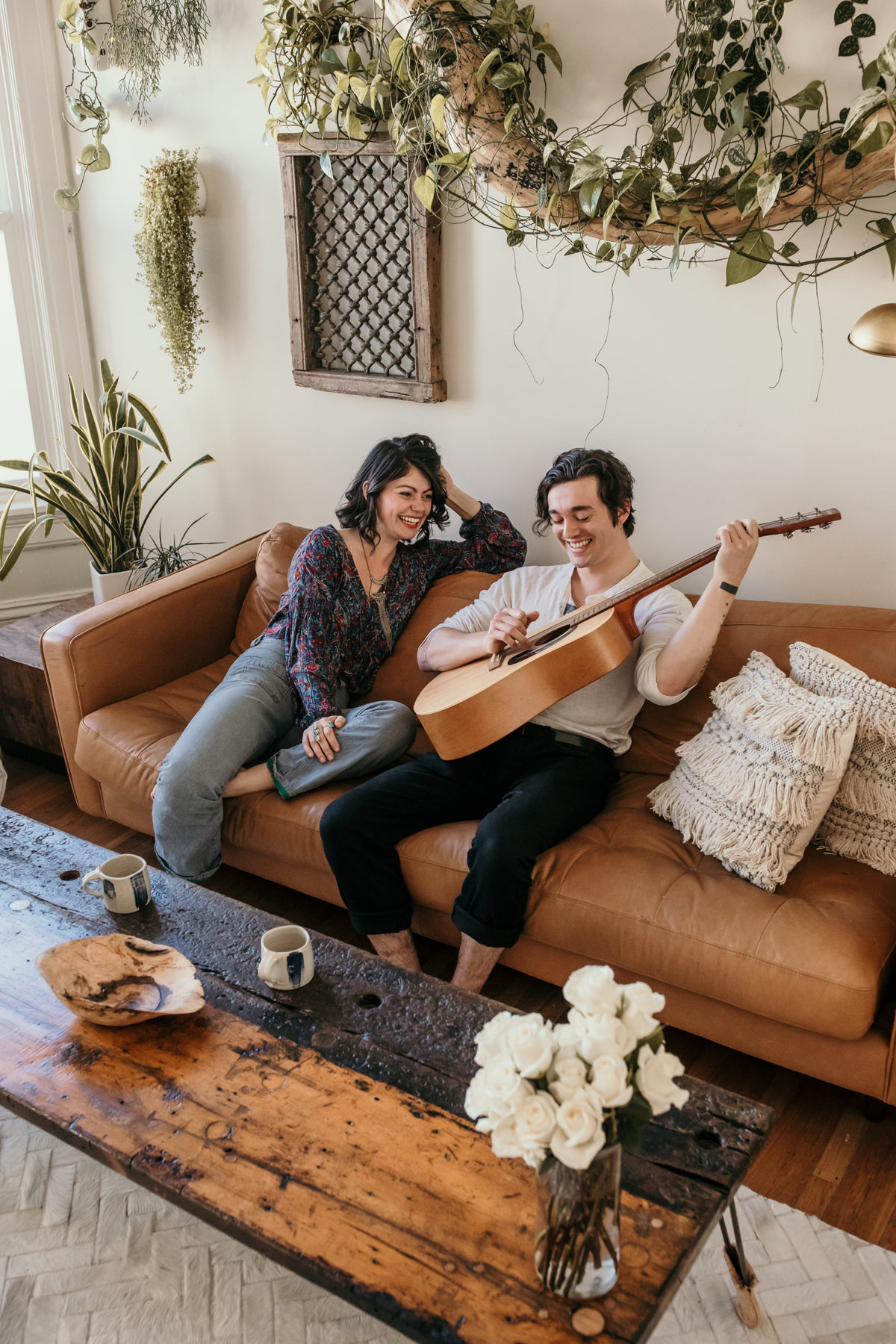 Romantic Summer Nights at Home Engagement Inspiration - Storyboard Wedding