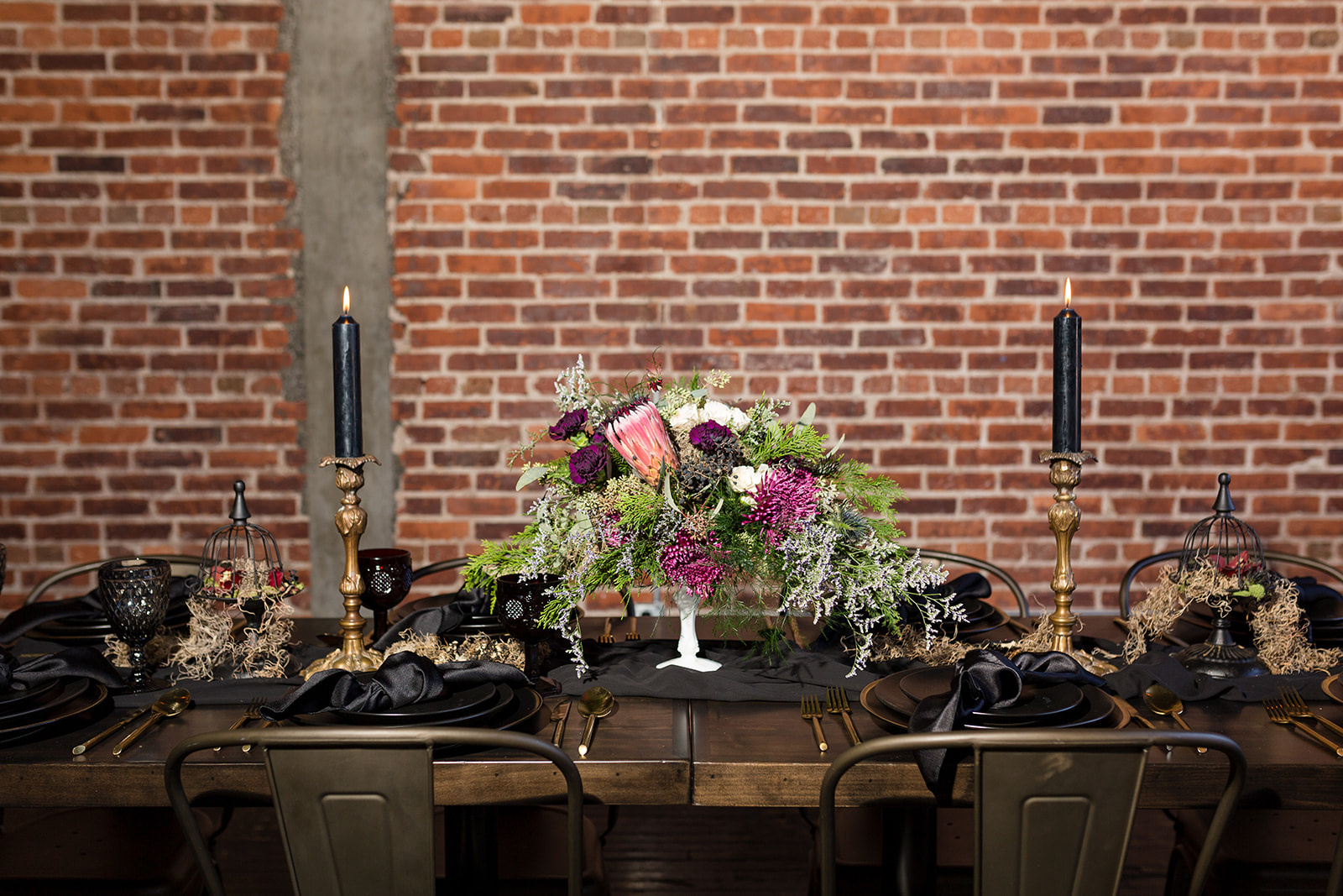 Dark and Moody Eclectic Wedding Inspiration