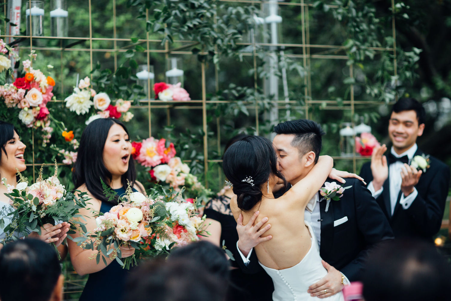 Colorful Classic Downtown Houston Wedding