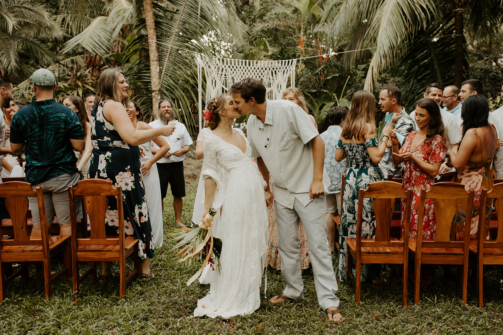 Costa Rican Paradise Boho Wedding