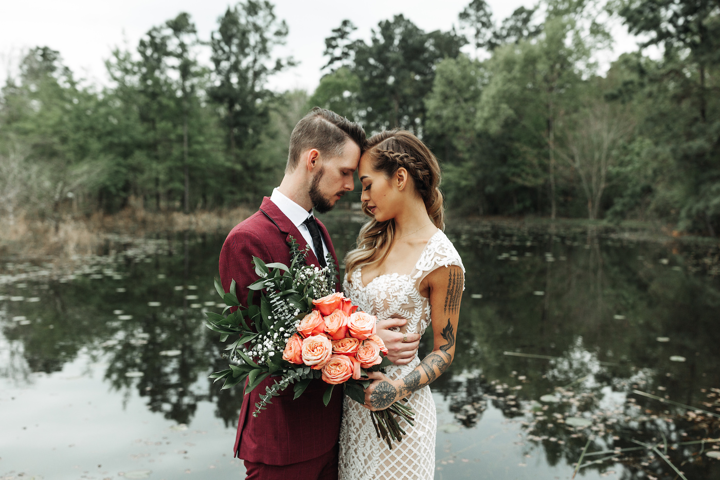 A Houston Wedding in the Woods