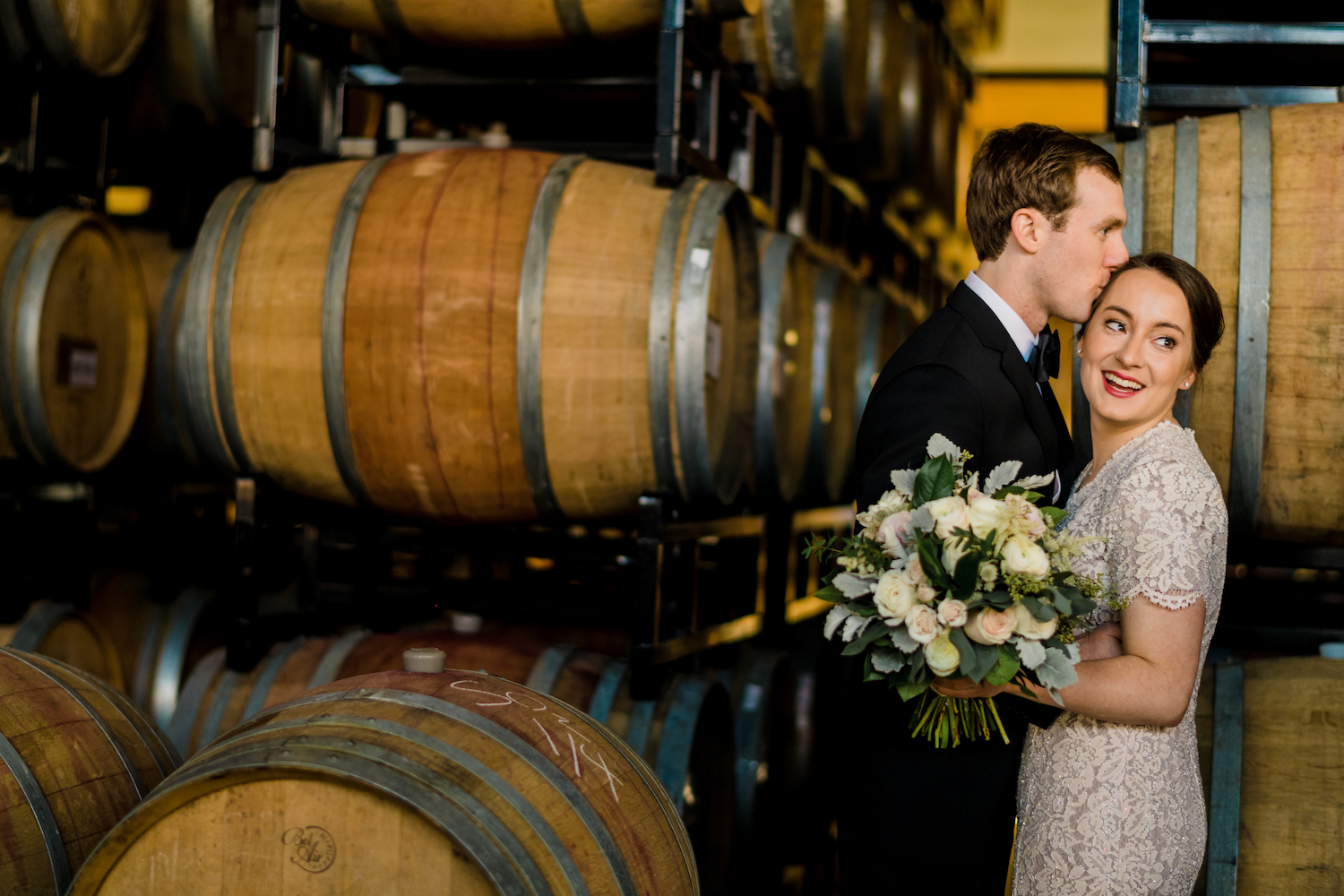 Greenery-Focused Winery Wedding