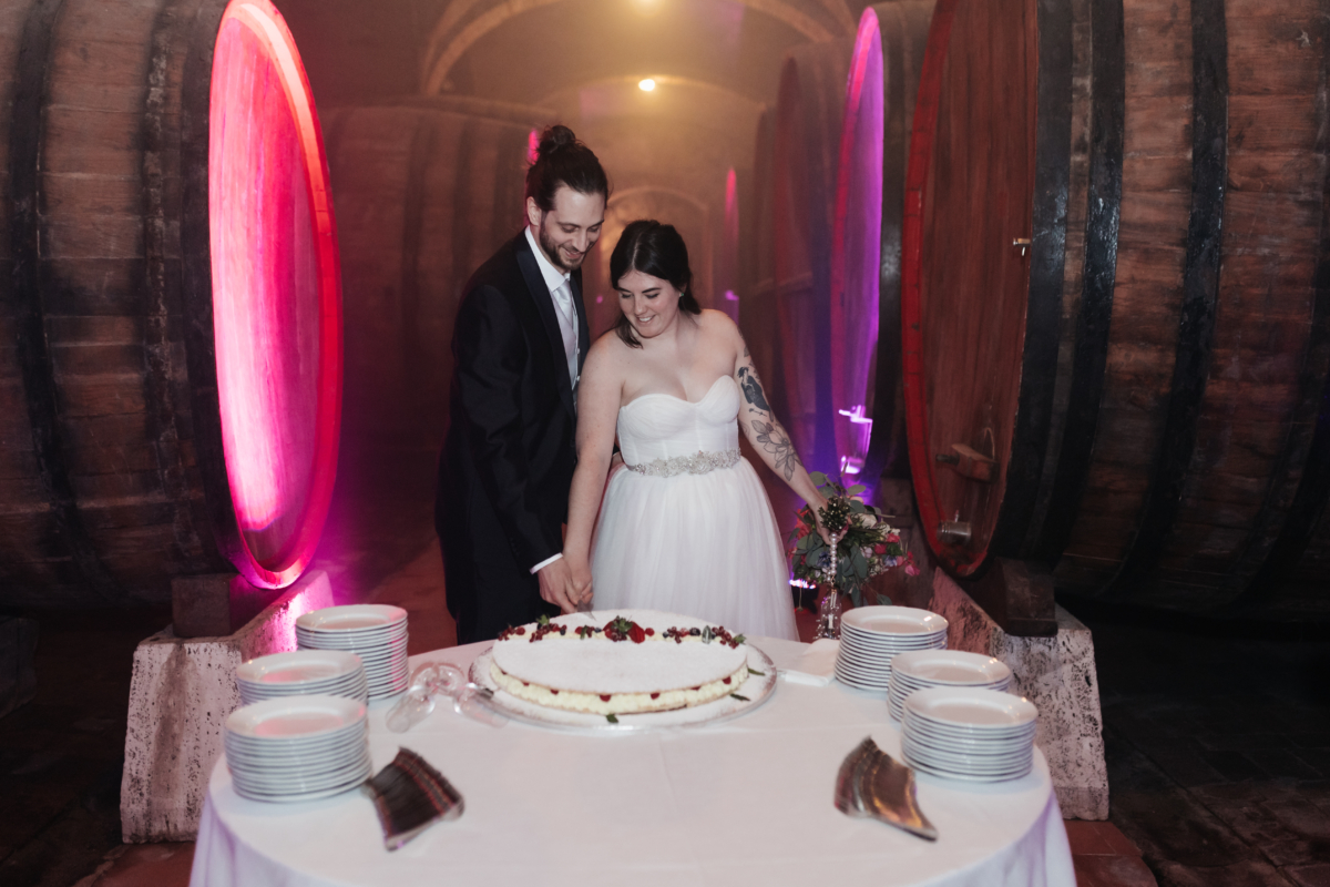 From NYC Nights to Tuscan Vows: Daniele and Madison’s Wine Cellar Romance | Storyboard Wedding